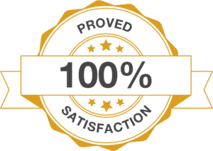 proved satisfaction badge